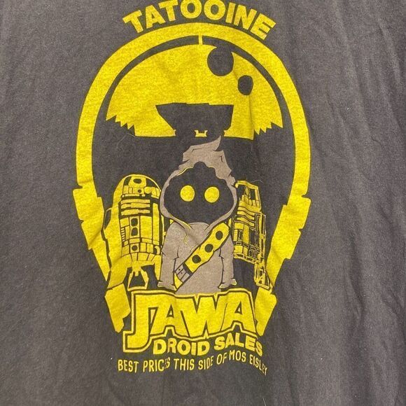 Guerilla Tees Men's Brown Tattooine Jawa Droid Sales Graphic T-Shirt Size XL - Picture 3 of 5